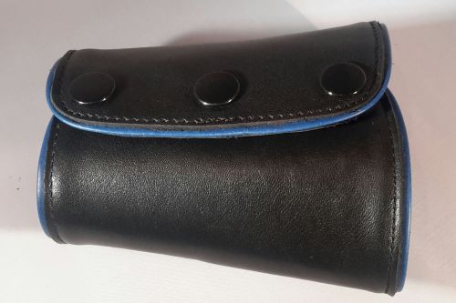 Soft Leather Gauntlet Piping (Blue)